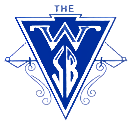 Logo in blue color